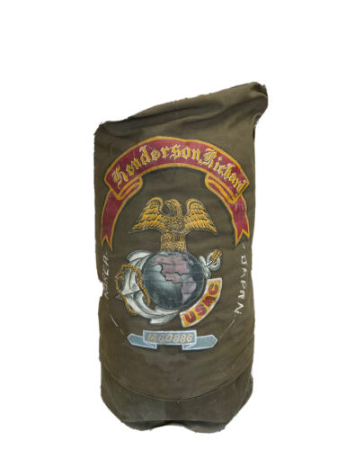 USMC, korpus marynarki wojennej, wojna koreańska, japońska autentyczna torba podróżna. (wysyłka składana) - Zdjęcie 1 z 8