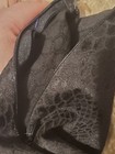 Vintage Zelda Black snake print jacquard pattern Trousers Size 8 Side Zipper — photo 8