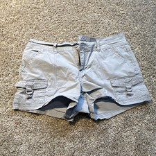 Hot Kiss Womens Gray Cargo Shorts Size 9/10 C...