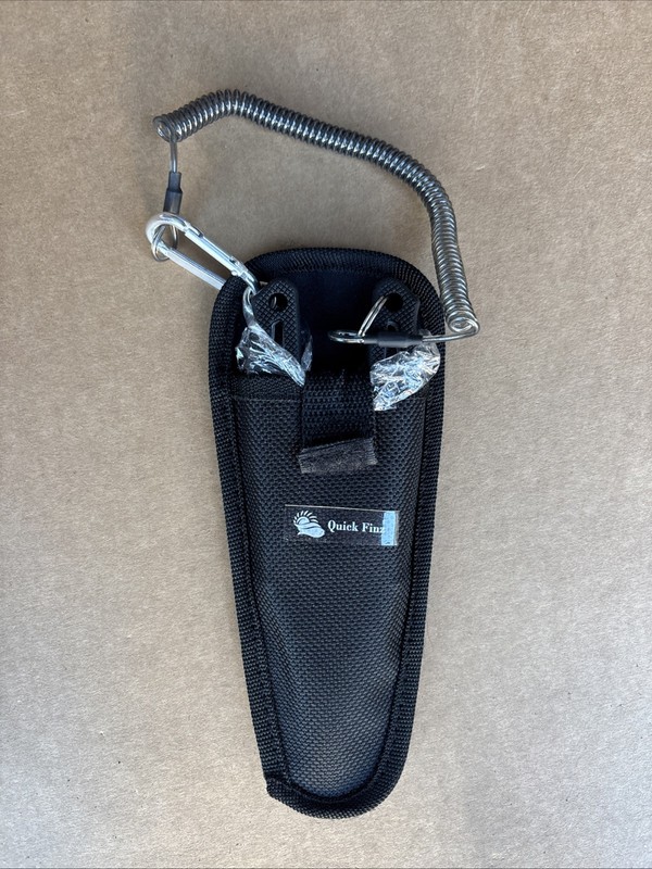 Quick Finz 7.5 Inch Fishing With Sheath And Lanyard New