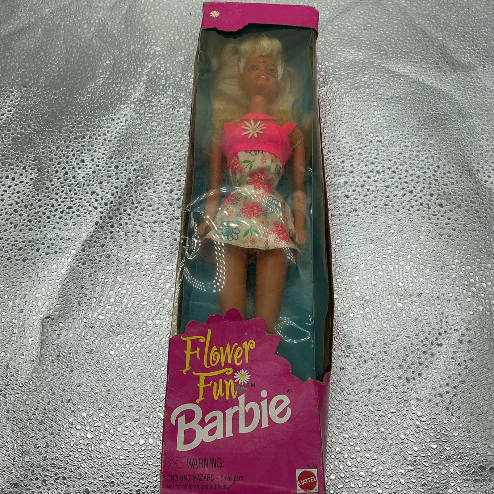 Vintage 90&rsquo;s Flower Fun Barbie Doll 16063 Mattel 1996 Pink