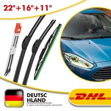 Scheibenwischer vorne + hinten passend für Ford Fiesta V|JH JD|2001-2010 DHL