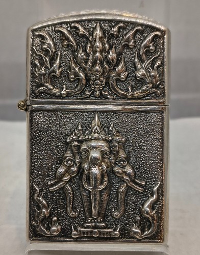 Siam Sterling Silver  Lighter Case-31.8 Grams 1-1/2'' x 2-1/8''