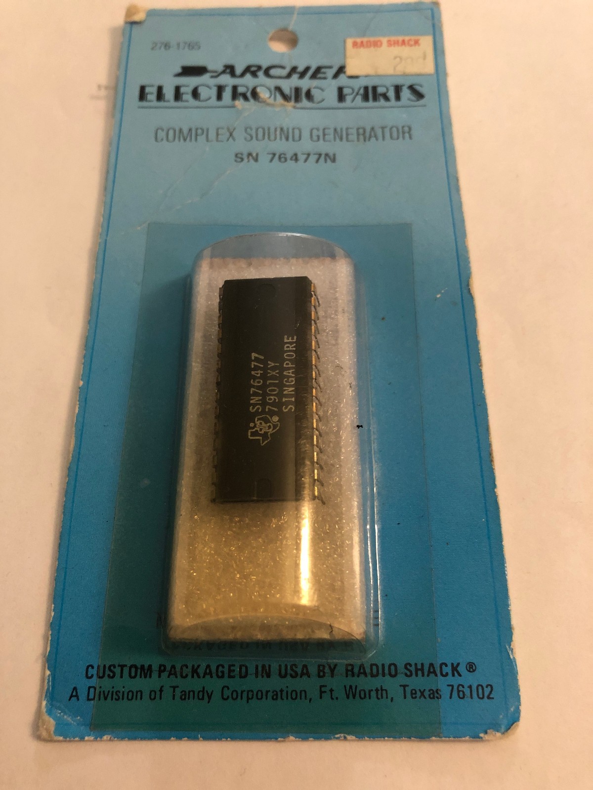 Archer 276-1765 Complex sound generator SN 76477N Radio shack