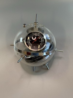 Vtg Sputnik Weather Station Barometer Hygrometer Thermometer Western Germany