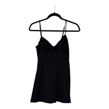 NBD Little Black Dress Body-Con Mini Dress Sleeveless V-Neck Spaghetti Strap Sm