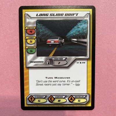 2003 AEG TokyoPop Initial D CCG 13/216 Long Slide Drift Base Set