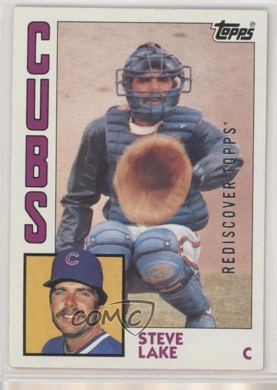 2017 Topps Rediscover Topps Buybacks Silver Steve Lake #1984-691 5xq