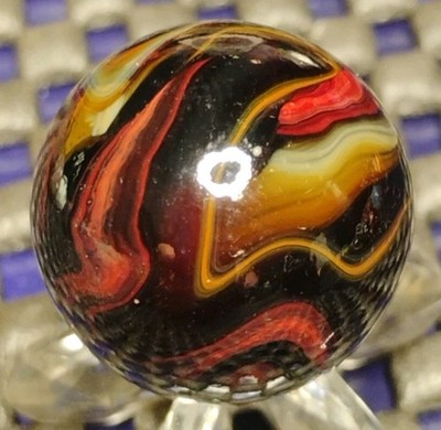 .75'' JABO/D.A.S.  MARBLES BLOOD RED- SWIRL TOYS NM+