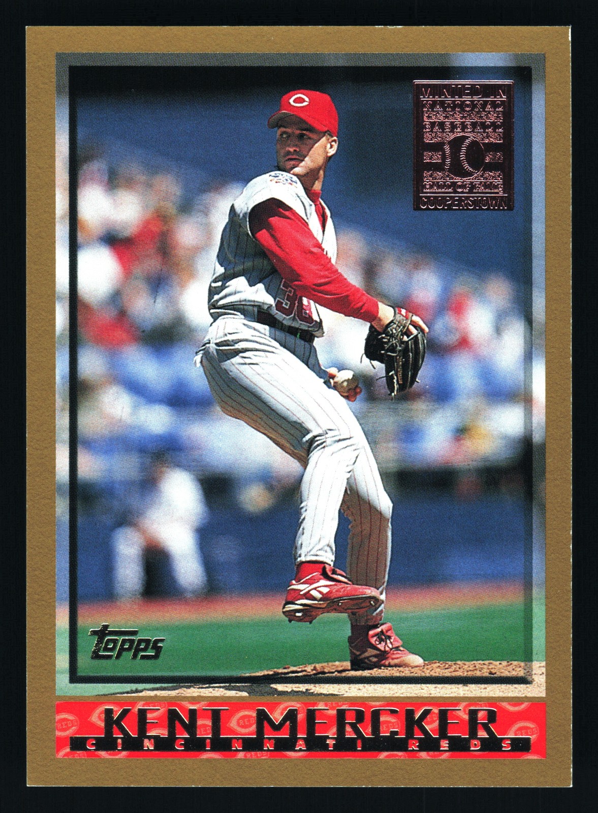 Kent Mercker Cincinnati Reds 1998 Topps Minted In Cooperstown #124