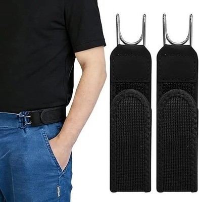 2 Stück Gürtel Hook Ohne Schnalle Für Herren Damen Elastischer Gürtel Taktischer