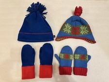 Hanna Andersson Fleece Hats and Mittens Sets For Kids Size Large New  Pre-Loved