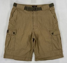 Vintage Abercrombie Fitch Paratrooper Cargo Shorts Men's 32 Beige