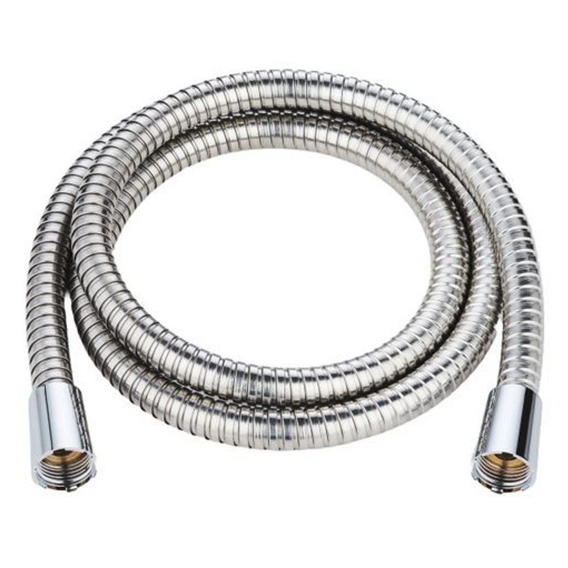 iflo 1.5m shower Hose Stainless Steel Chrome Plated Double interlock