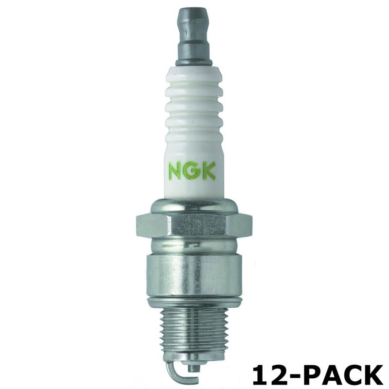 NGK Spark Plug 4838 12-PACK V-Power BP8H-N-10 14mm Copper/Nickel, Flat, 8