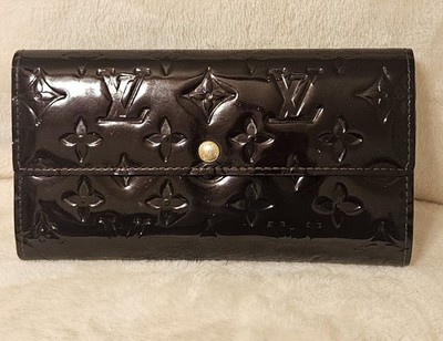 Louis Vuitton Amarante Monogram Vernis Sarah Long Wallet