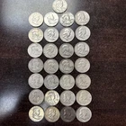 Franklin Half Dollars 1949-1963, 90% Silver, Circulated, Lot of 29