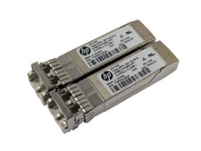 2x HPE E7Y10A 16Gb SFP+ SW XCVR-C Transceiver Module