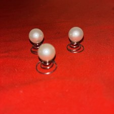 3 Spirals Hair Pin Clip Imitation Pearl Spin Pin Swir...
