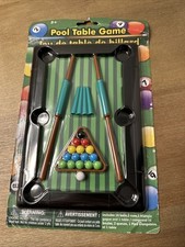 Mini Pool Table for Kids Fun Billiards Tabletop Games Small Pool Tabletop Game