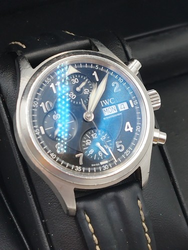 IWC Chronograph Pilot Watch Fliegeruhr Ref 3706 3093098 Boxed Paperwork Working - Picture 2 of 20