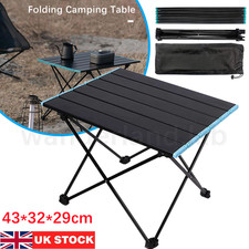 Folding Camping Table Aluminium Portable Lightweight for Garden Picnic BBQ Beach