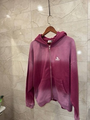 Peso Sunfaded Eagle Zip Sweater Pullover Hoodie Cranberry Gr. XS NEU