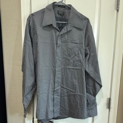 Giorgio Fiorelli Gray Dress Shirt Classic Style