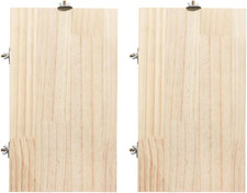 2PCS Chinchilla Wooden Platform Ledge 13  8    Large Bird Perch Stand Shelf Pla