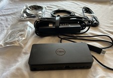DELL D6000 USB 3.0 DOCKING STATION WITH 130W ADAPTER NEW