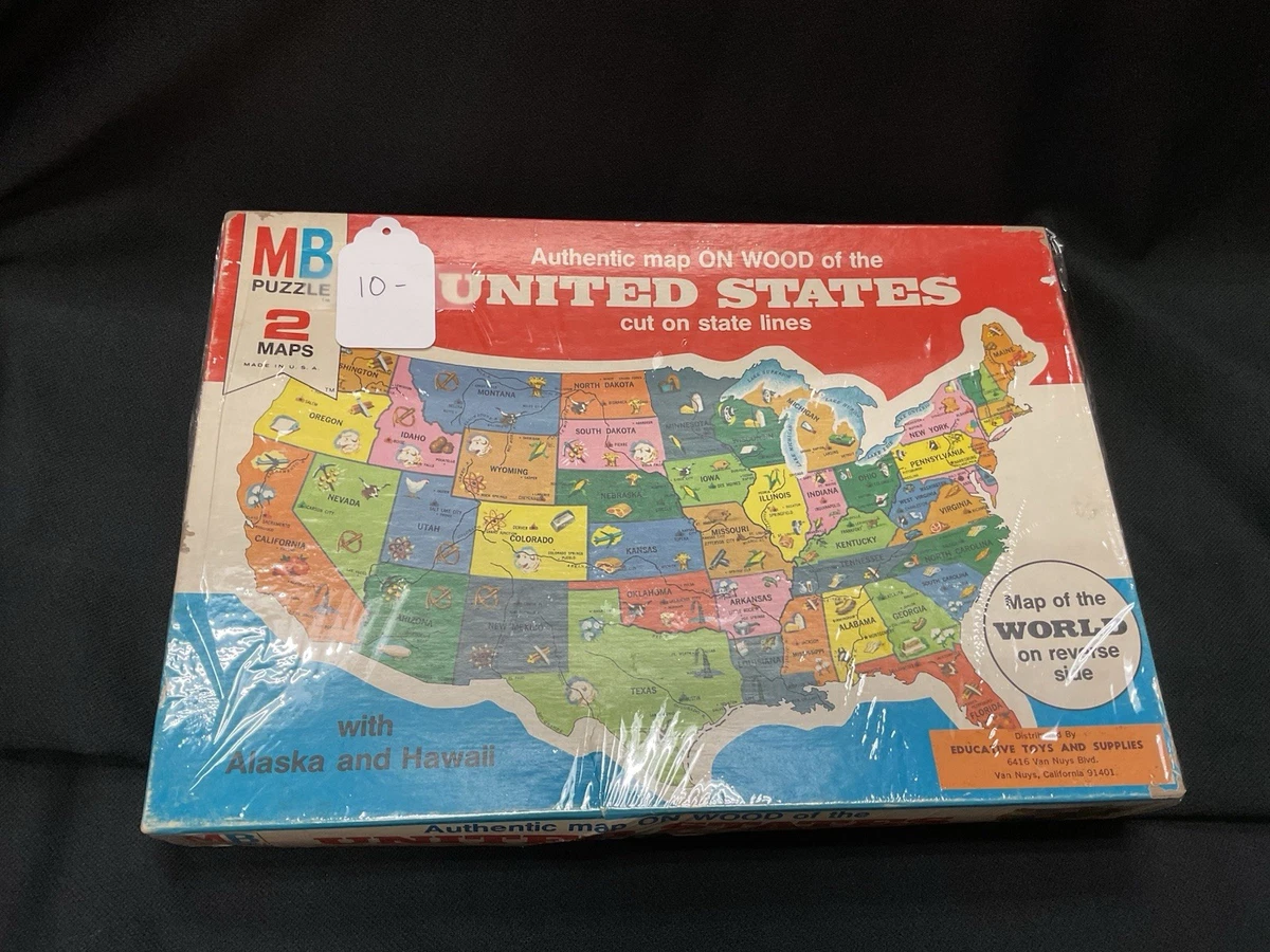 Milton Bradley Maps Vintage Puzzles for sale - eBay