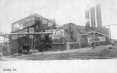 Eckley Pennsylvania PA Coal Mine Factory - Reprint