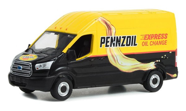 Greenlight, Ford Transit Lwb High Roof Pennzoil 2019 Aus Der Serie Route Runn...-image