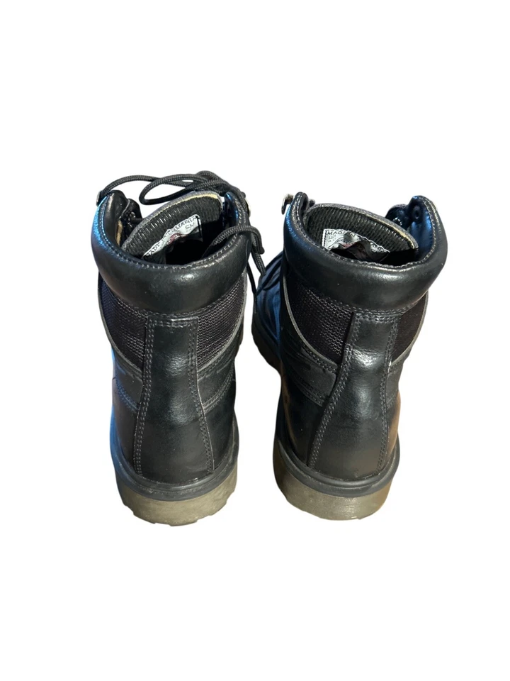 Botas de moto Joe Rocket de cuero negras para mujer. Foto 3 de 4