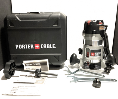 #ad PORTER CABLE 892 Router. 8902 Motor 8901 Type 2 Fixed Base with Hard Case NOS $299.99