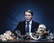 MADS MIKKELSEN signed autograph 20x25cm HANNIBAL in person autograph ACOA