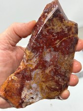 Mexican Red Moss Agate Slab Lapidary Cabbing Combo Ship Avail