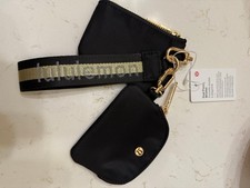 Lululemon dual pouch keychain wristlet