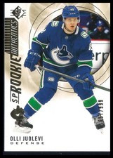 Olli Juolevi 2020-21 SP Gold #/999 RC Card!!