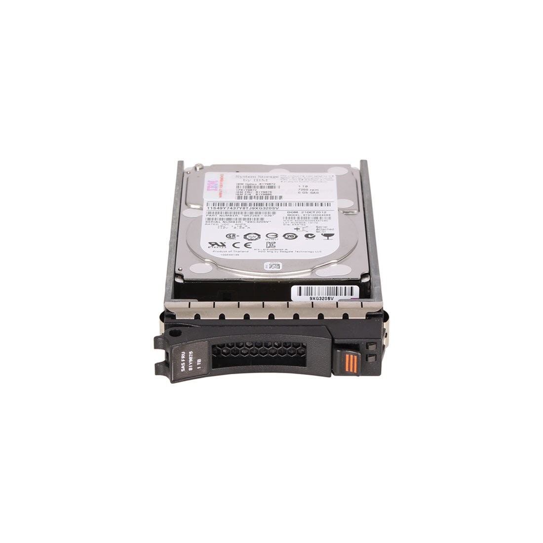 IBM  81Y9872 1TB 2.5in SAS 7.2K 6Gbps HDD - 1yr Warranty