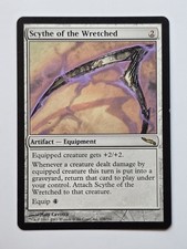 MTG Scythe of the Wretched 239/306 Mirrodin Regular Rare Lp Condition