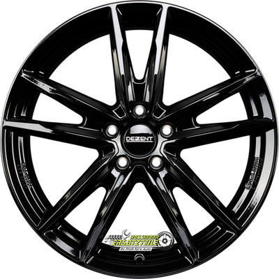 Dezent KF black 8x19 ET54 - LK5/112 ML66.6 Felge Alu