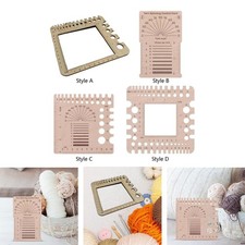 Wood Knitting Gauge Rulers Household Multipurpose Artists Smooth Measuring Tools
