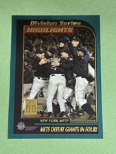 Division Series Highlights 2001 Topps New York Mets #401 V663