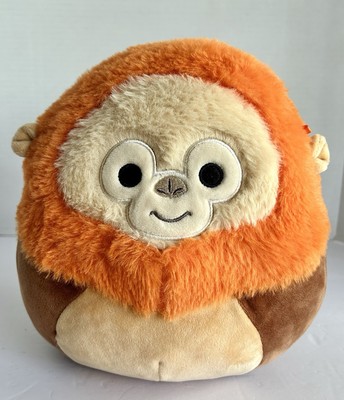 Squishmallows 9  Robb The Orangutan Monkey Plush Kellytoy Animal Orange Safari