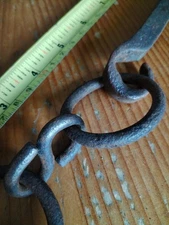 ☀️Antique Vintage ☀️Hook / Chain Display Prop Iron Well Worn Curious Strange 