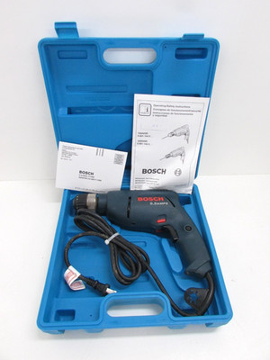 BOSCH 1005VSR 3/8  CORDED ELECTRIC VARIABLE SPEED REVERSING, KEYLESS DRILL