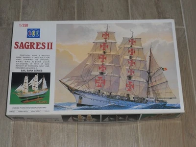 Maquette 1/350 - Bateau Voilier Sagres II - Complet - Photo 1/2
