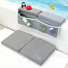 Bath Kneeler and Elbow Rest Pad Set - Comfortable Thick Kneeling Mat for Bath...