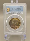 1964 50C Kennedy Silver Half Dollar PCGS  Genuine Cleaned AU-Details